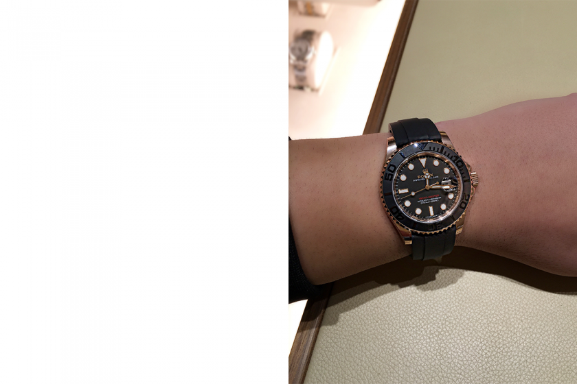 The Rolex Yachtmaster Oysterflex