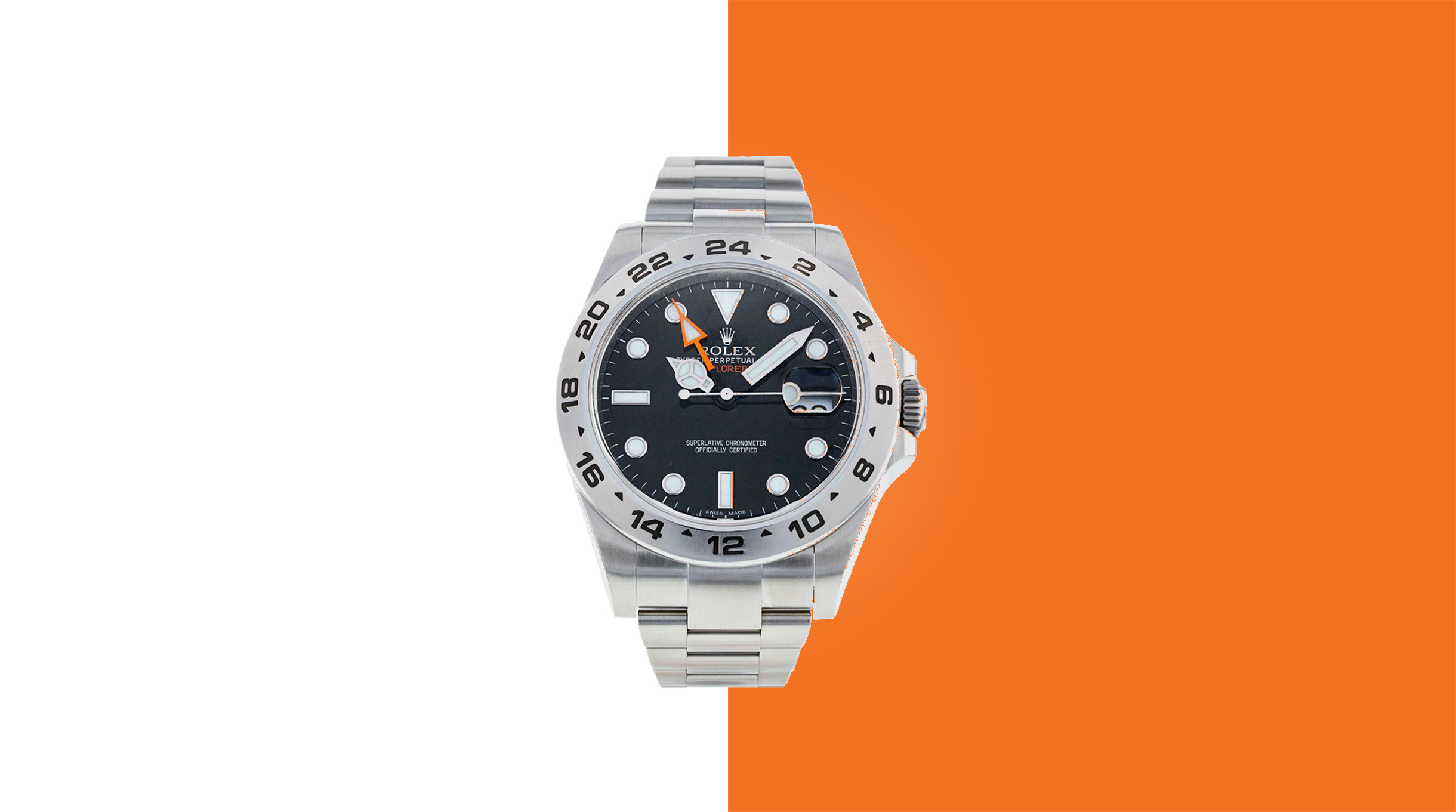 A rare loot at the Rolex Explorer II 216570 \